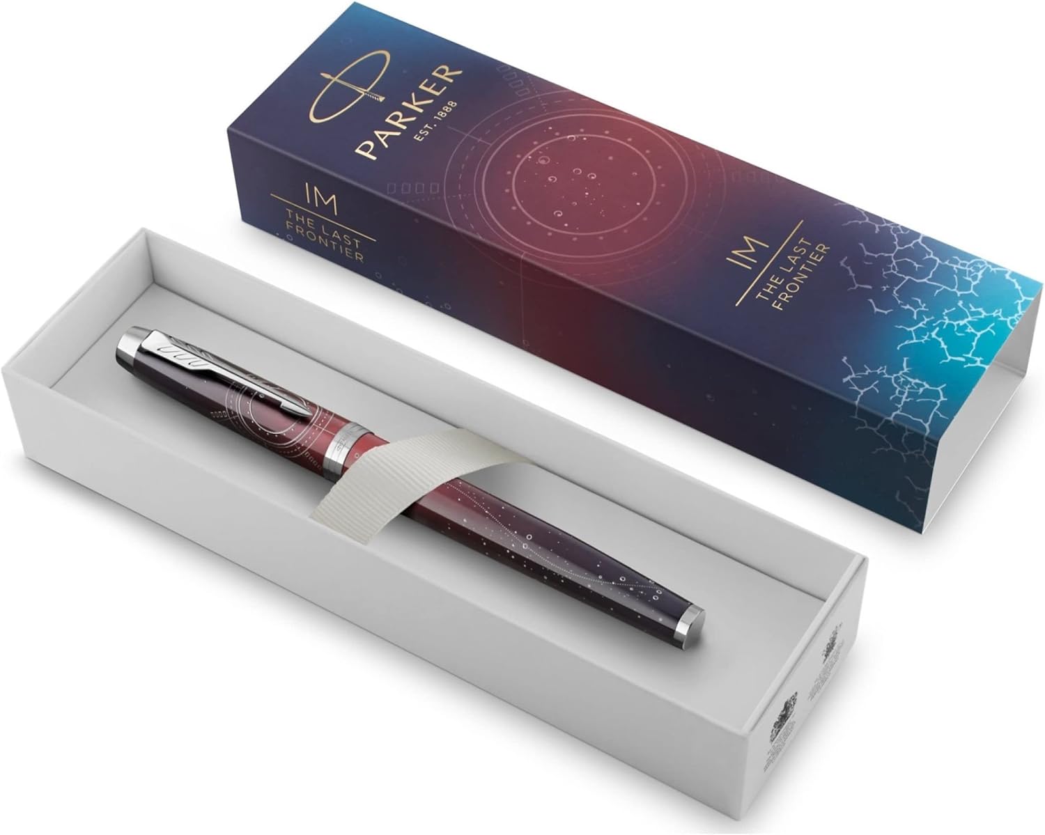 PARKER IM Premium Special Edition Portal 2152995 Fountain Pen (Red) M Blue