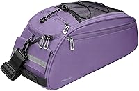 Vista 19 de MOSISO Bolsa de maletero para bicicleta, bolsa impermeable para asiento trasero de bicicleta, bolsa de almacenamiento para el sillín, bolsa