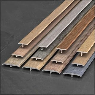 Aluminum T Molding Trim Floor Transition Strips Doorway Transition Strip, for Joining Gaps for Floor, Tile, for Interior Doorways, Non-Slip, Instant Installation(Rose Gold,W3.3*L270cm(3 * 90cm))
