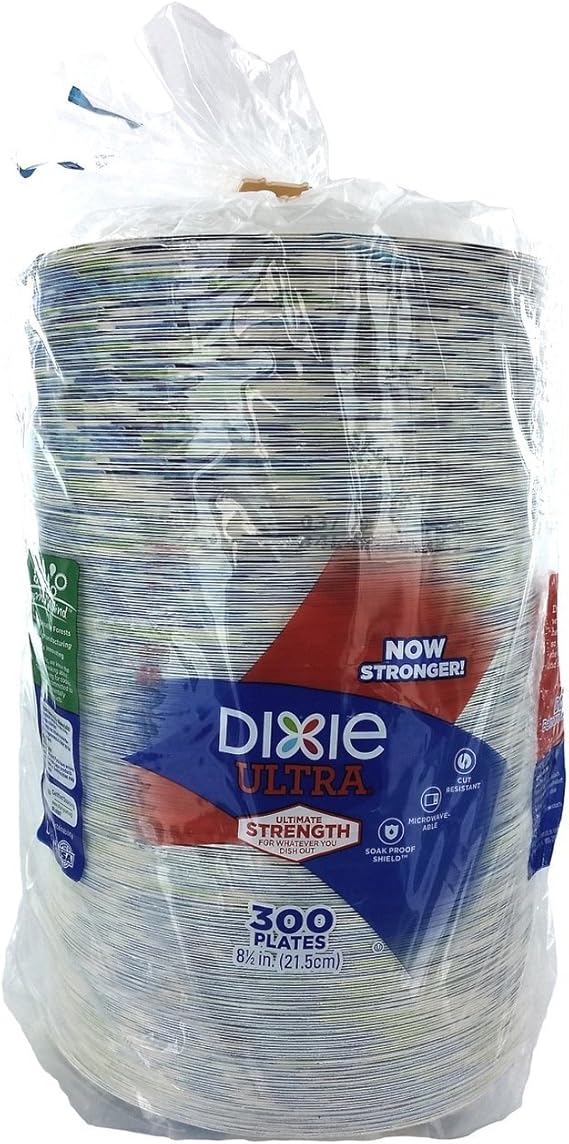 Dixie Ultra Paper Plates, 81/2 Inch, 300 Count Health
