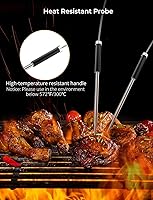 Vista 7 de Govee Termómetro Bluetooth para carne, termómetro inalámbrico de carne para horno ahumador, termómetro digital para parrilla con 2 sondas, modo