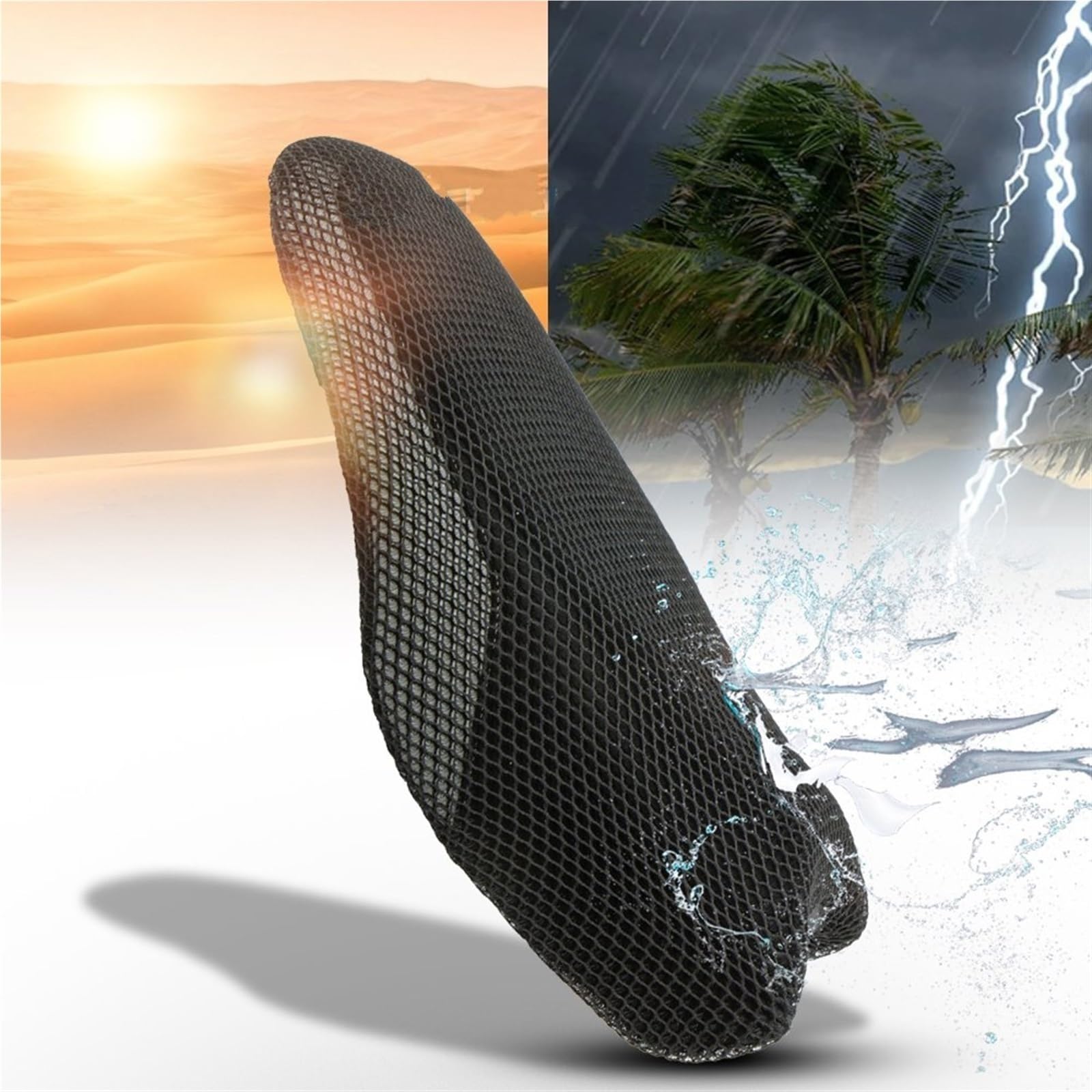 YESKIT Coprisella Tuareg 660 Airflow In Rete A Nido D'ape Per APRILIA TUAREG 660, Accessori In Nylon Antiscivolo