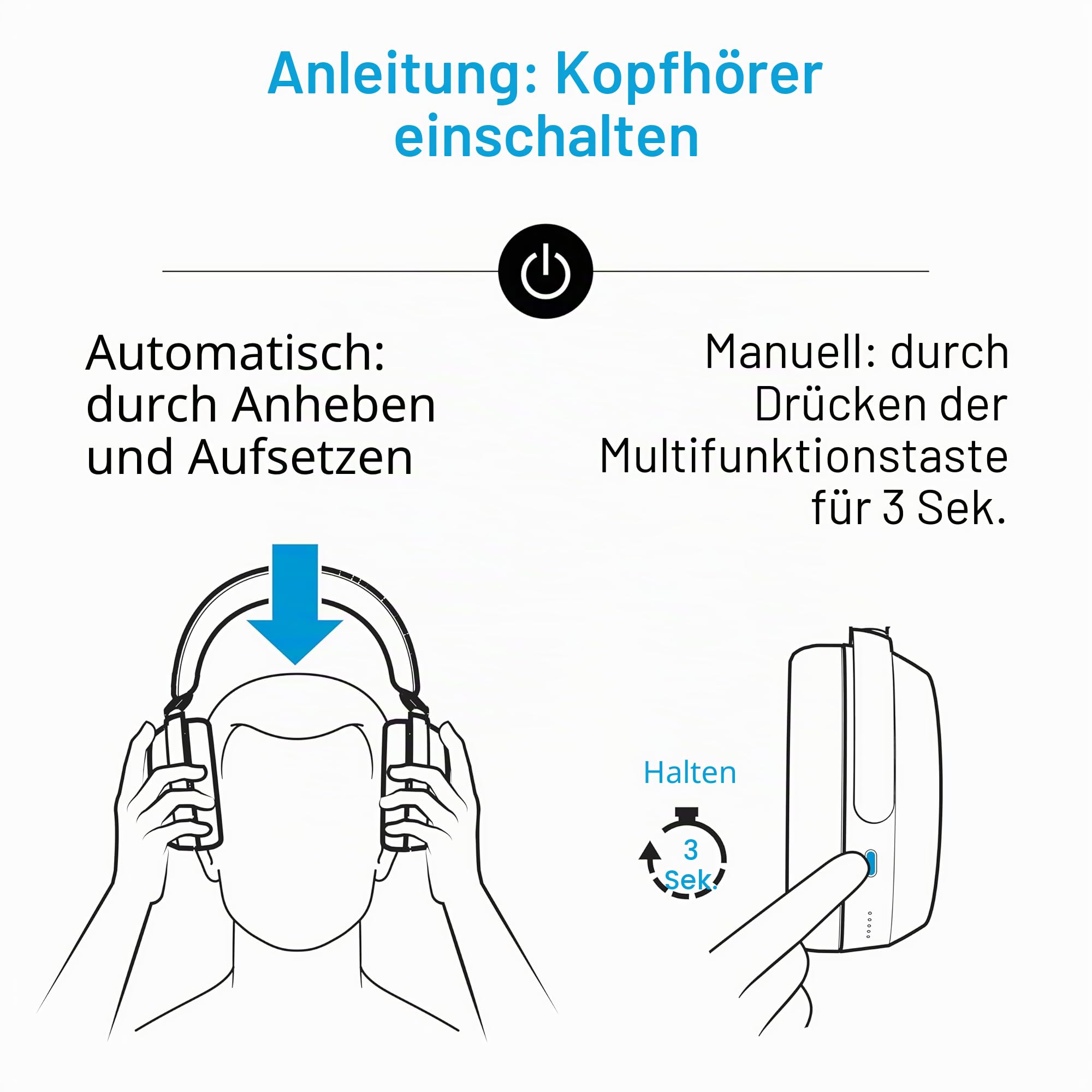 Sennheiser MOMENTUM 4 Wireless Noise Cancelling Headphones – Bluetooth Kopfhörer Headset für kristallklare Anrufe mit adaptiver Geräuschunterdrückung, Over-Ear, 60 h Akku, faltbar, Graphit