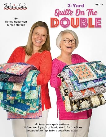 New Fabric Cafe 3 Yard Quilts Pattern Bundle - on The Double and Quick 'n Easy Quilts, Brown