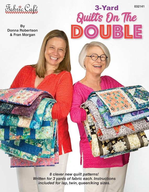 New Fabric Cafe 3 Yard Quilts Pattern Bundle - on The Double and Quick 'n Easy Quilts, Brown