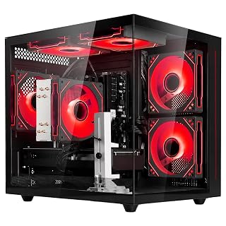 suevery Pre Built Gaming Computer Bundle Desktop PC AMD Ryzen7 Black - Amazon product rated Grade B