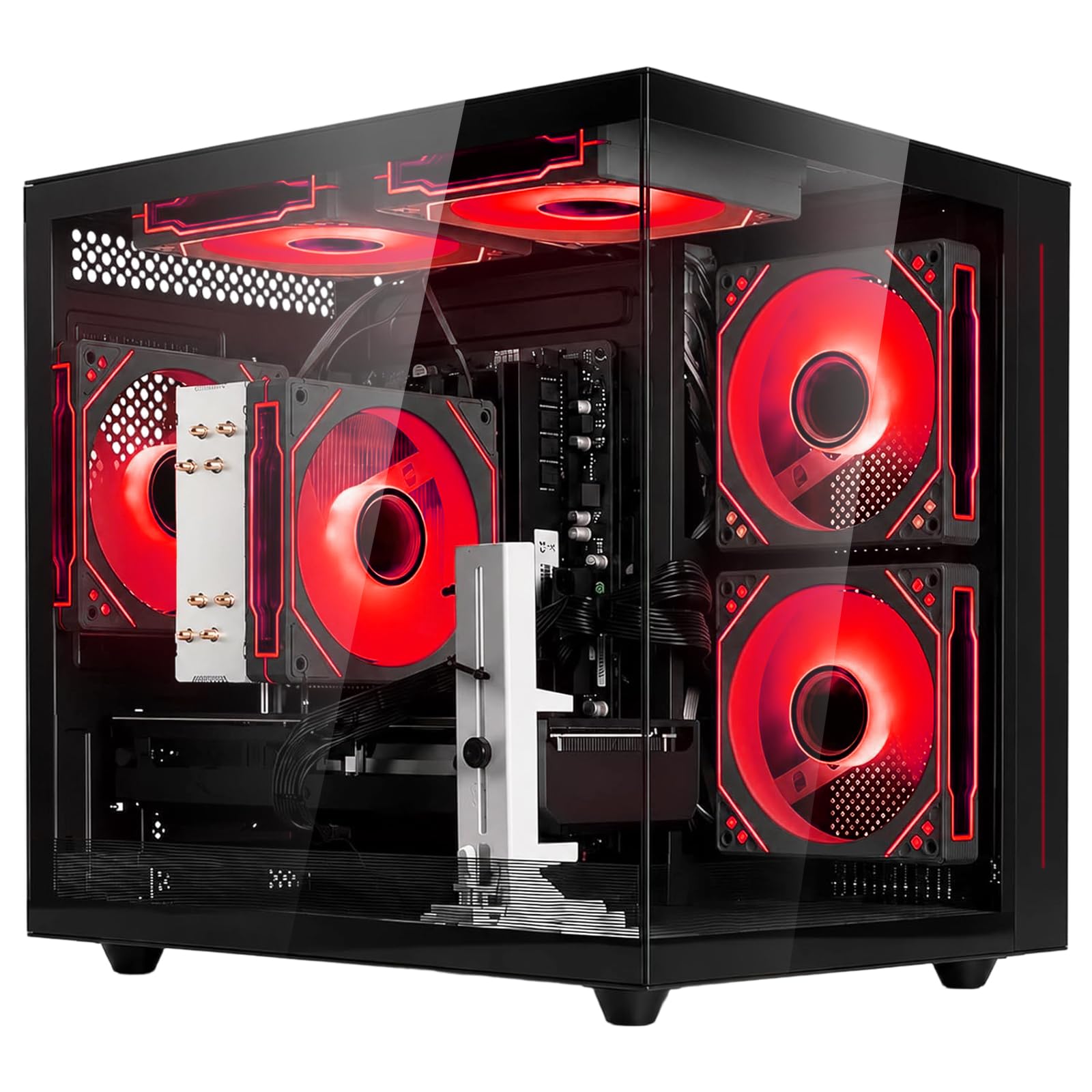 Amazon.com: suevery Pre Built Gaming PC AMD Ryzen7 Black | 16G