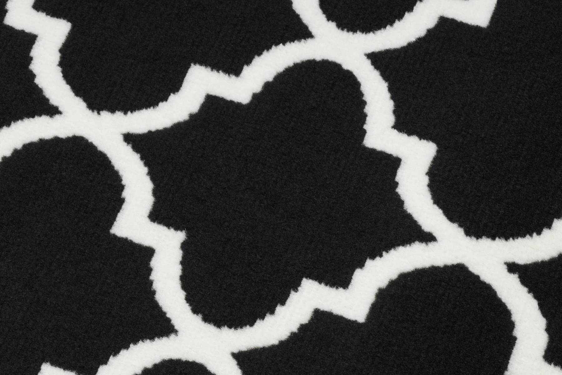 Läufer BCF MORAD Trelis Marokkanisches Spalier schwarz / creme 80x320 cm