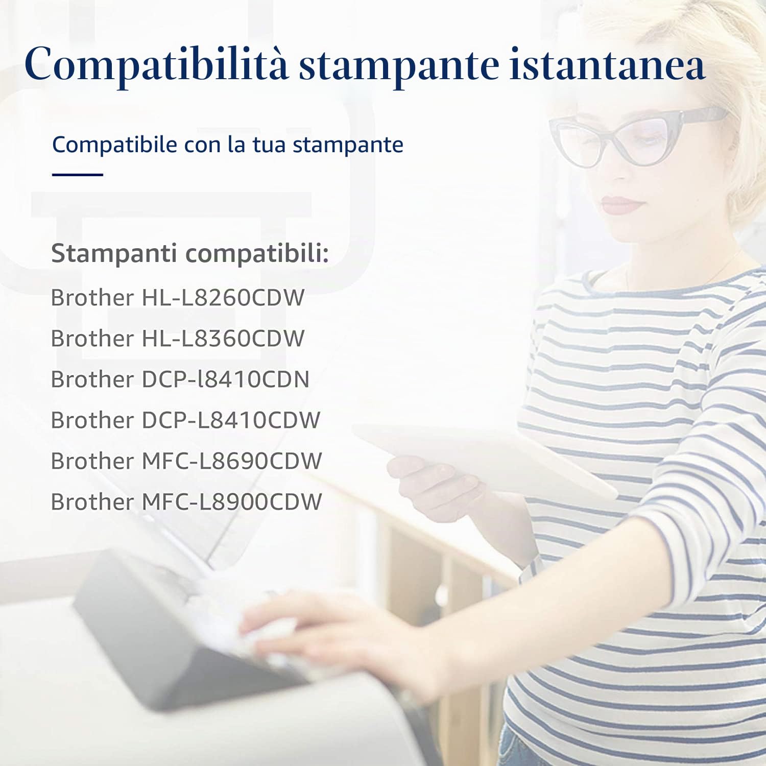 STAROVER TN421 TN423 Cartucce Toner di Ricambio Compatibili per Brother TN-423 TN-421 per Brother HL-L8260CDW HL-L8360CDW DCP-L8410CDN DCP-L8410CDW MFC-L8690CDW MFC-L8900CDW (4 Confezione)