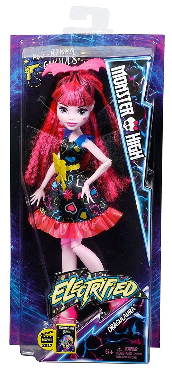 Monster High Electrified Hair-Raising Ghouls Draculaura Doll product thumbnail 2