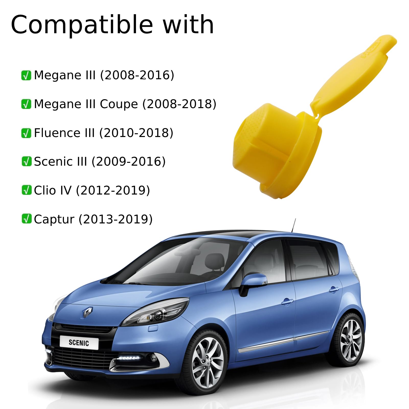 Twowinds Wiper Water Seal Windscreen Cleaning Container Lid Cap 