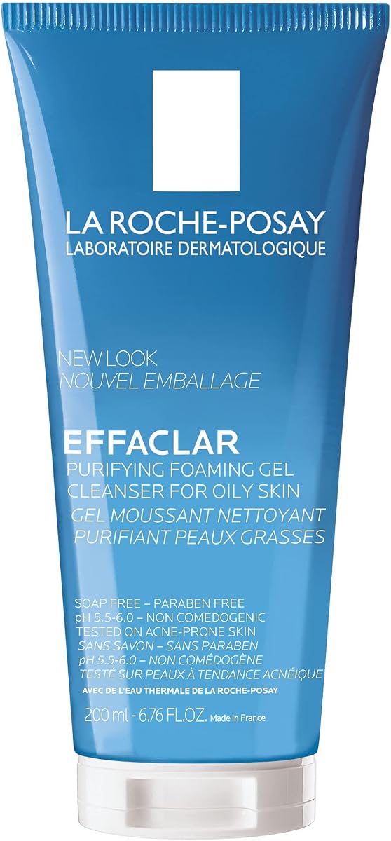 Effaclar Purifying Foaming Gel Cleanser for Oily Skin, With Zinc Pidolate To Remove Excess Oil, Alcohol Free & Oil Free, Face Wash For Oily Skin, Dermatologist & Sensitive Skin Tested