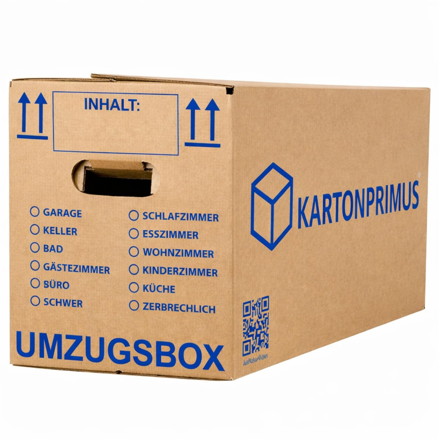 10 Umzugskartons 620x300x330 mm zweiwellig – stabiler Karton bis 40 kg –verstärkte Griffe – stapelbar Umzugskiste Umzugkarton Umzugsbox Lagerkarton Bücherkarton Ordnerkarton (10 Stück)
