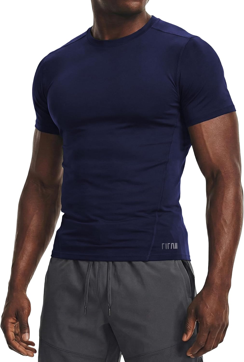 Men's Compression Shirts Short Sleeve Moisture Wicking Tactical Workout T Shirt Base Layer Undershirts