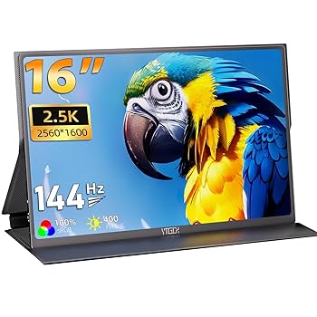 144Hz対応 16インチ ゲーミングモバイルモニター PS5/PC/スマホ用 144Hz対応 16インチ ゲーミングモバイルモニター PS5/PC/スマホ用