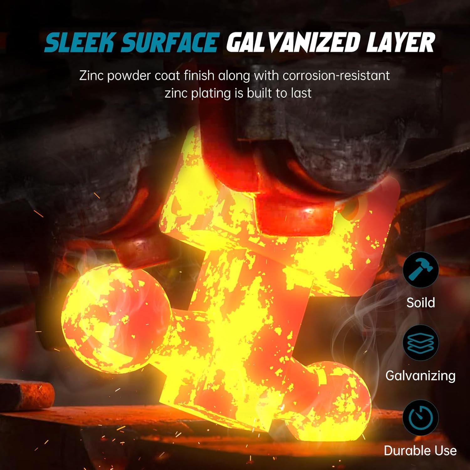 Adjustable Trailer Hitch - 2'' Receiver, 6'' Drop/Rise Ball Mount, Dual Balls (2'' & 2-5/16''), 25,000 LBS Capacity - Tow Hitch with Hitch Tightener