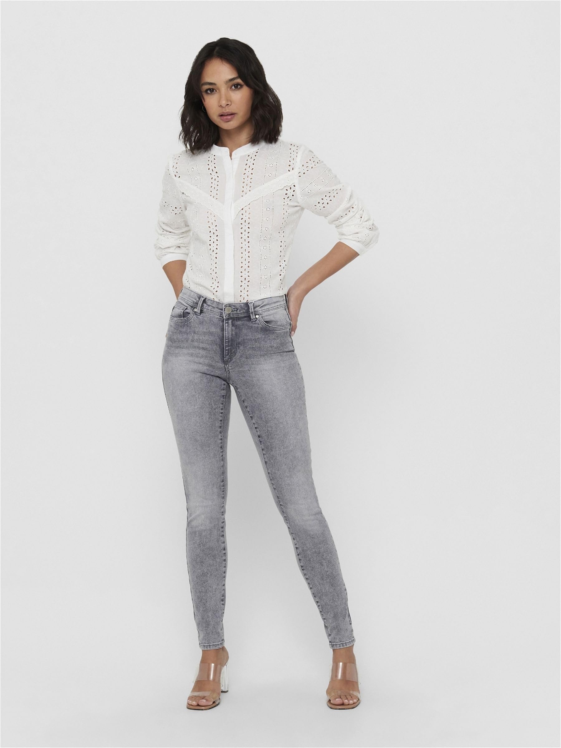 ONLY Skinny Fit Jeans ONLWAUW Mid Waist Skinny Fit Jeans