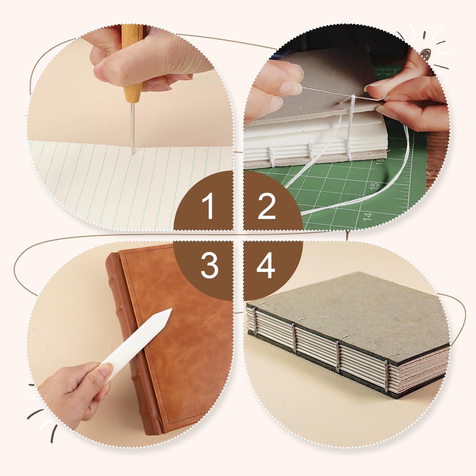 Bookbinding Folder Bookbinding Kit Aazon.co: VENCINK s, Bookbinding Supplies Hand Book ...