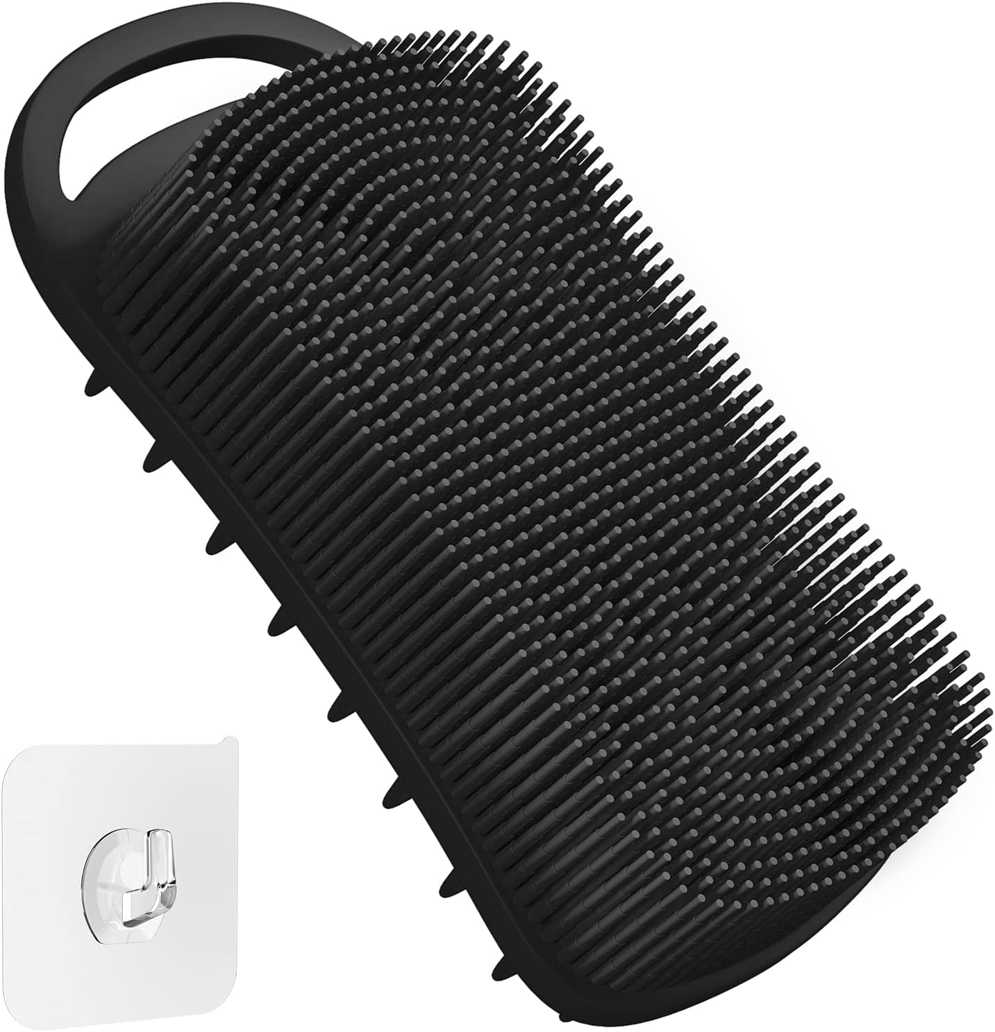 ELFRhino Bath Sponge 2 in 1 Silicone Shower Brush Massager Brush Gentle