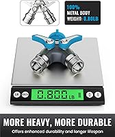 Vista 3 de RAINPOINT Divisor de manguera de jardín, divisor de espiga en Y de manguera de agua resistente de 2 vías con válvulas de cierre, divisor de grifo