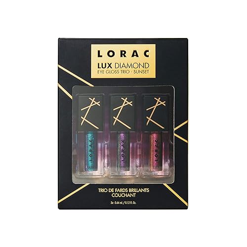 LORAC Lux Diamond Eye Gloss Trio Amanecer, Sunset
