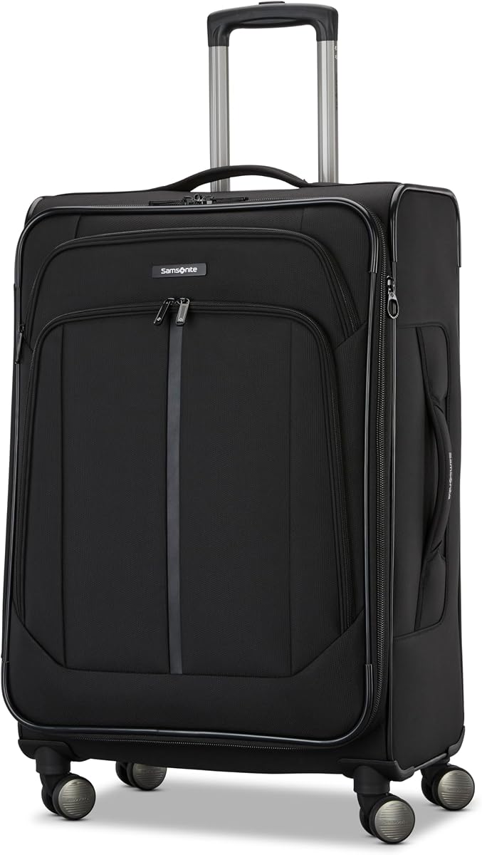 Equipaje de cuadros mediano Ascella 4 - Negro