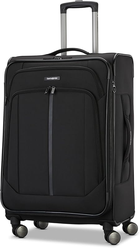 Equipaje de cuadros mediano Ascella 4 - Negro