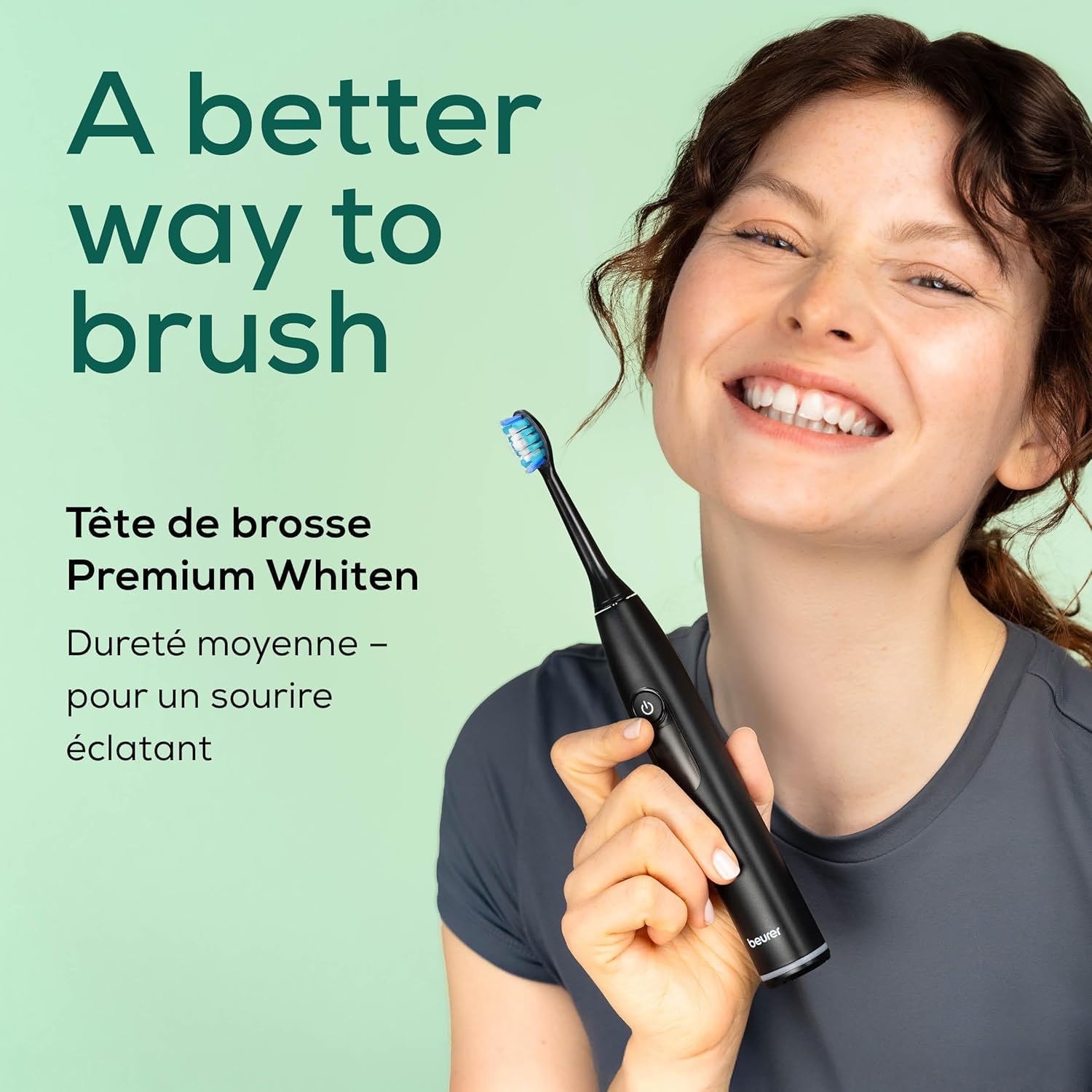 Image secondaire de Têtes de brosse Beurer Premium Whiten pour dents éclatantes - 4 brossettes compatibles SC et Sonicare