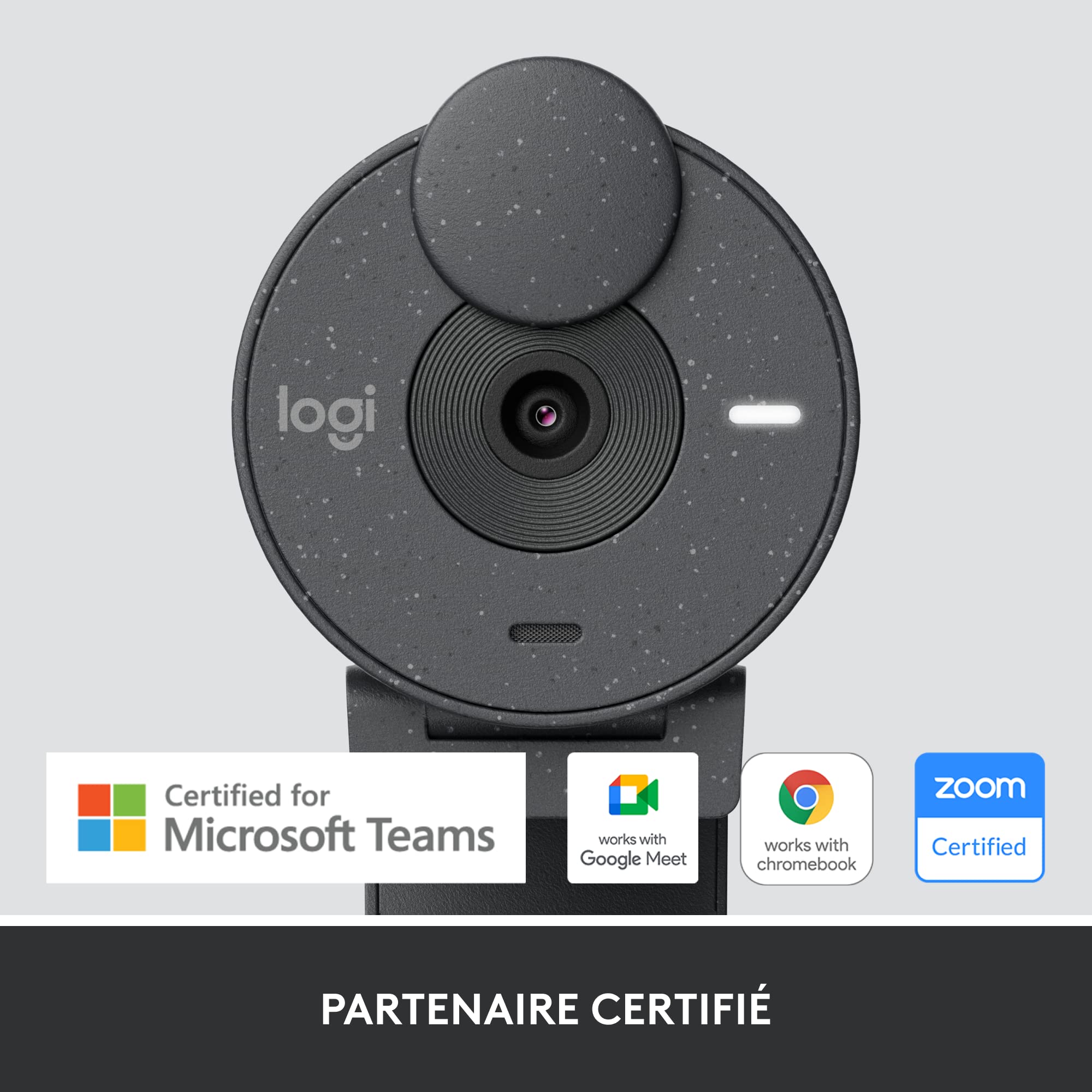 Logitech Brio 305 Webcam Full HD 1080P avec Cache de Confidentialité