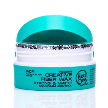Redone Creative Fiber Wax Strong Hold Matte Finish Hair Styling Wax Maximum Control Fibrous Texture for Men 5.07 fl oz 150ml Professional Salon Formula
