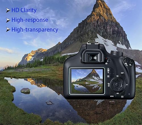 Miniatura 3 de Protector de pantalla EOS R50V para cámara Canon EOS R50 V R100 (para accesorios), 0.012 in de alta definición 9H dureza óptica LCD Premium cubierta