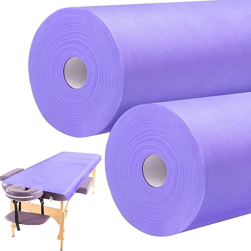 2 rollos de sábanas desechables no tejidas de 24 x 71 pulgadas, fundas de papel para mesa de masaje, sábanas de tela no tejida, sábanas de masaje, disponible en Yaxa Venezuela