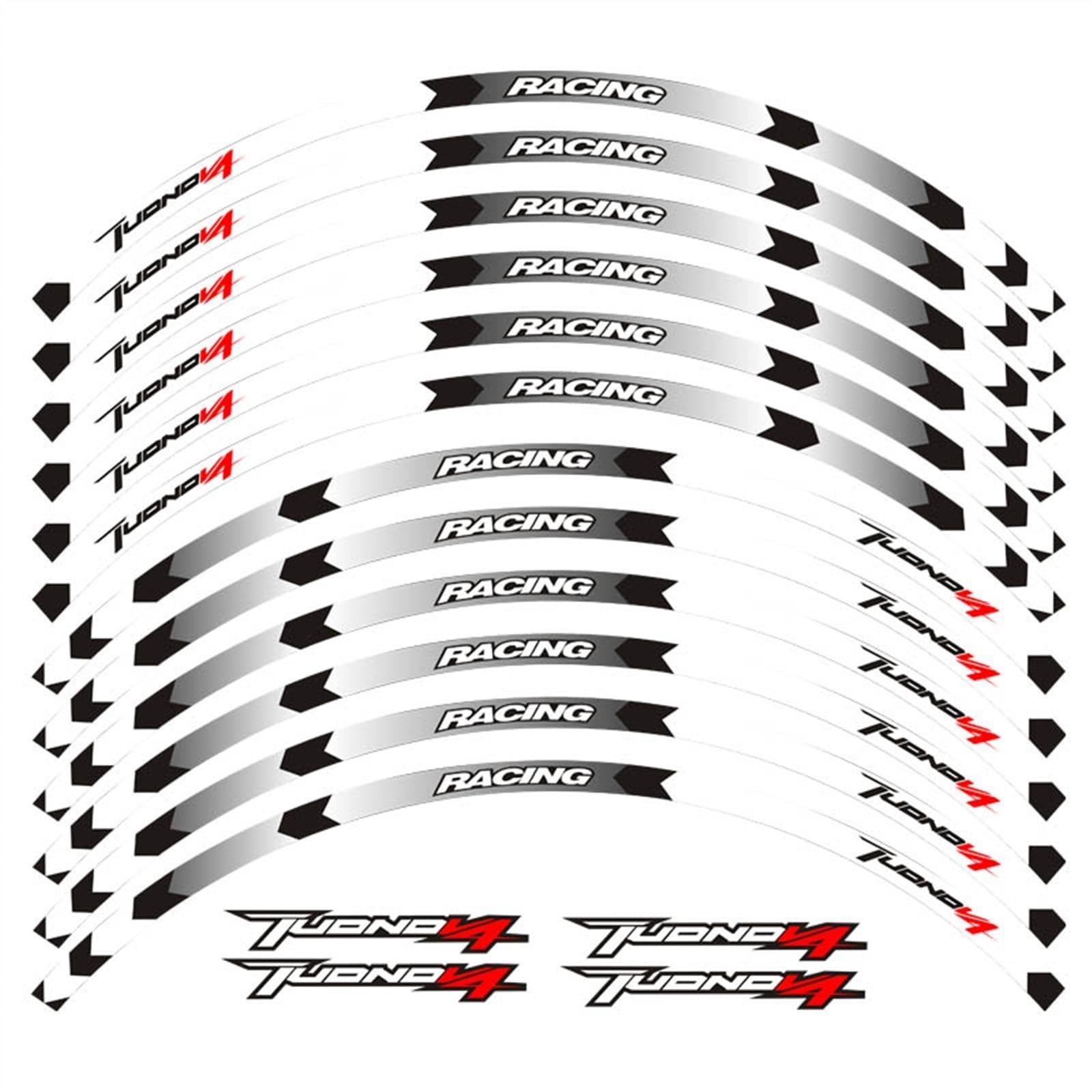 Motorcycle Wheel Sticker for Aprilia Tuono V4 1100 RR