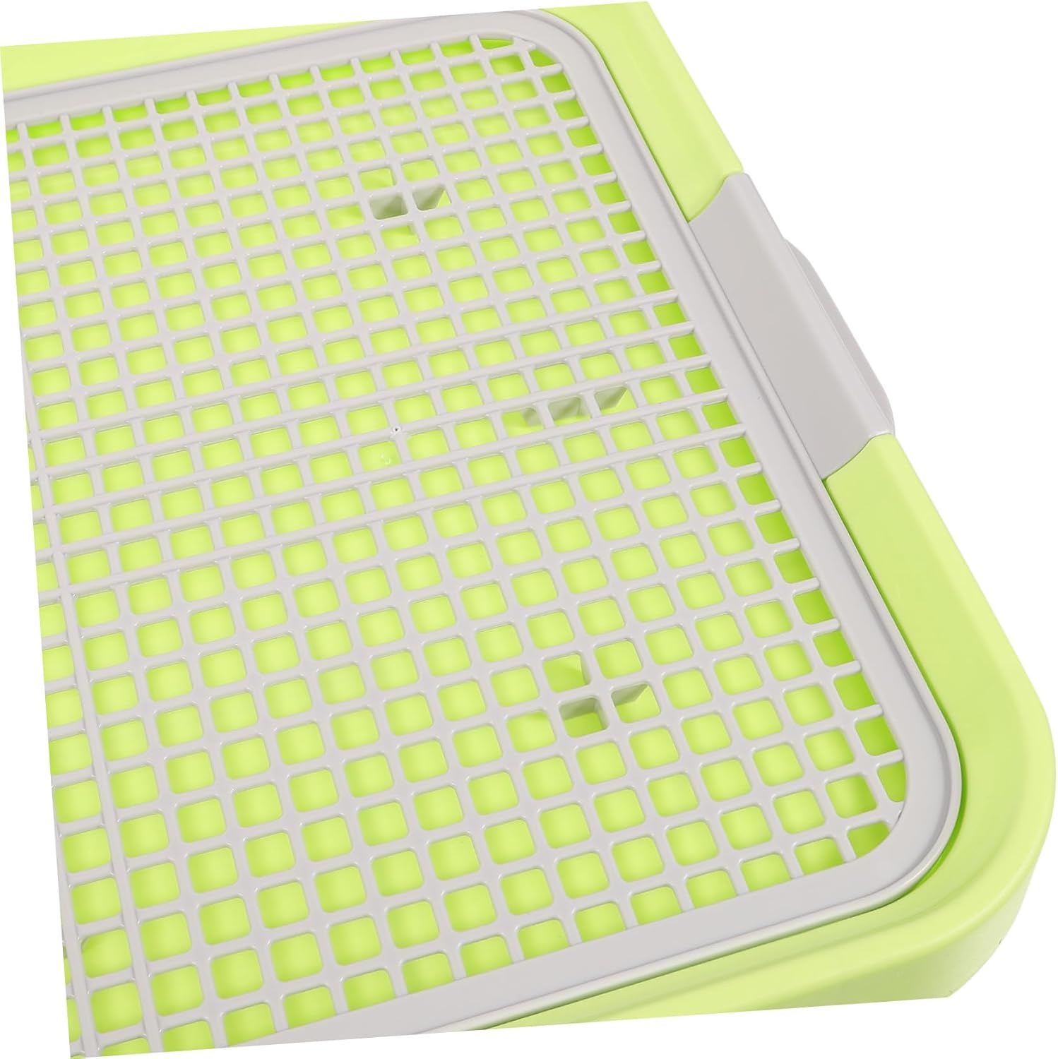 Puppy Litter Toilet Training Tray Non Slip Indoor Dog Potty with Mesh for Dogs Easy Ergonomic Design for Home Office