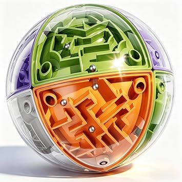 3D Ball Puzzle for Kids 5-8 8-12, Color Matched Game, Kids Toy with Logical Reasoning, Education Sensory Learning Toys Birthday Gift for Kids Adults 5 6 7 8 9+ Years Old Boys