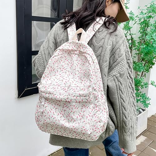 Miniatura 5 de Kawaii - Mochila universitaria de 16.1 pulgadas para mujer, Rosa, Mediana, Moderno