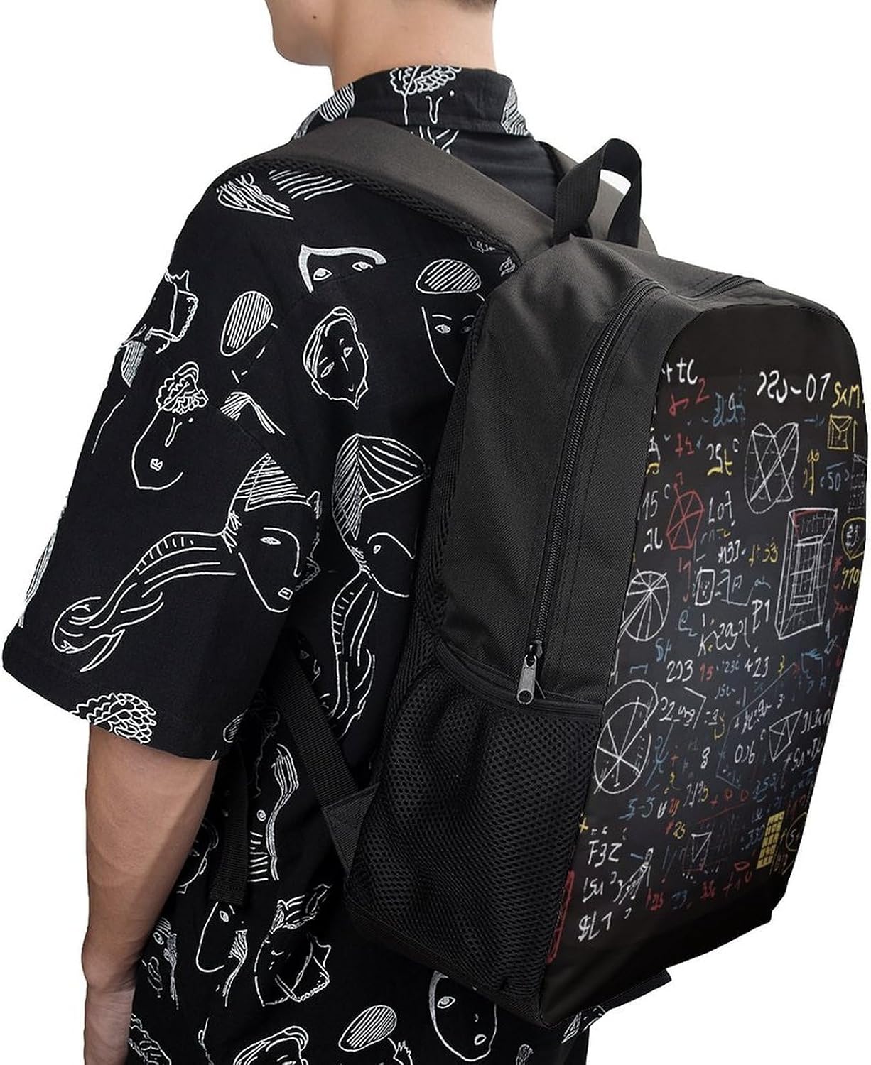 Mathematics And Physics Bookbags 17 Inch Aesthetic Laptop Bagpack Casual Travel Laptop Backpack Unisex Aesthetic Daypack for College Work Travel image 5