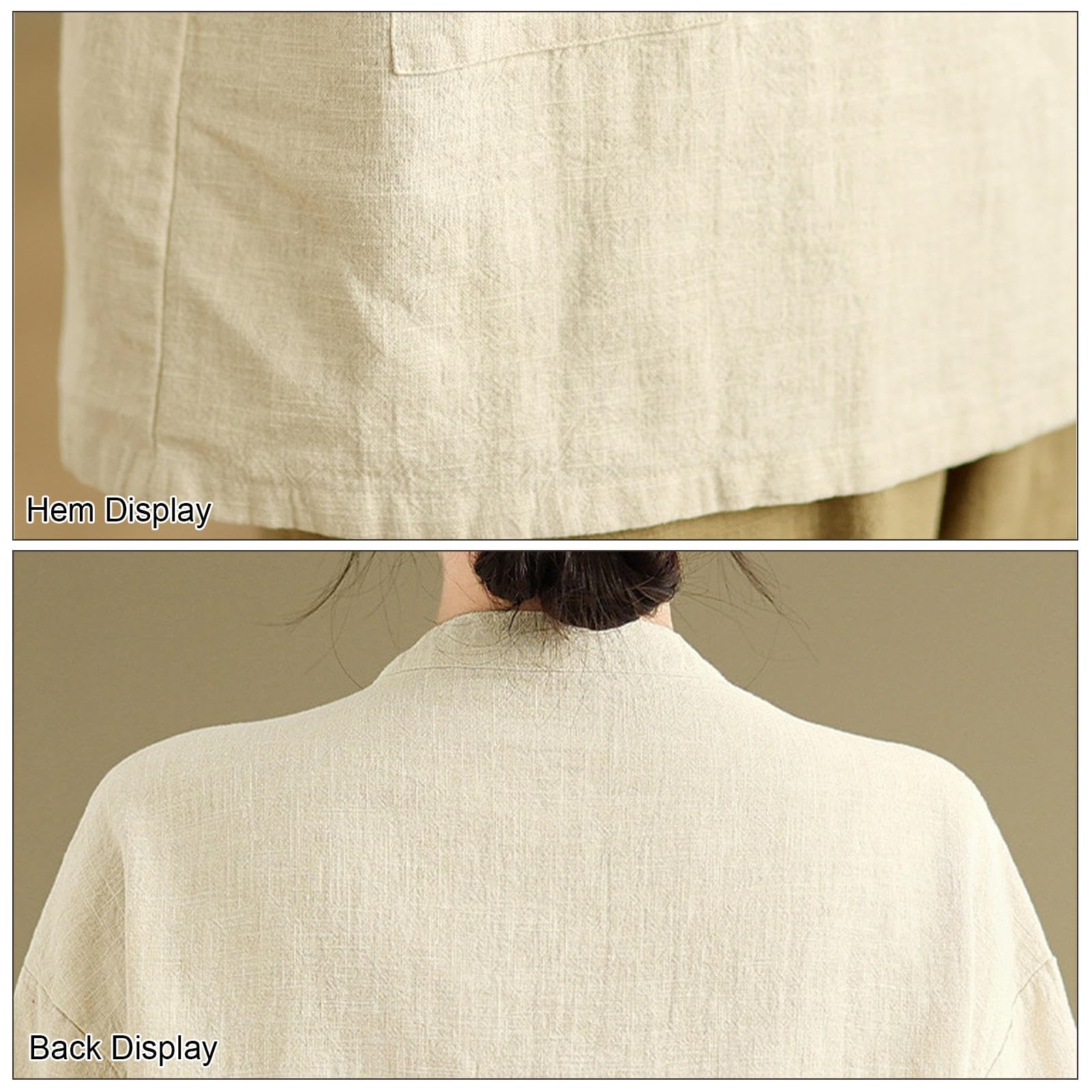 Uniforme da Tai Chi, Kung Fu Cinese, con Maniche Corte, per Arti Marziali, per Donne, per Esercizi Mattutini,ArmyGreen-XXL