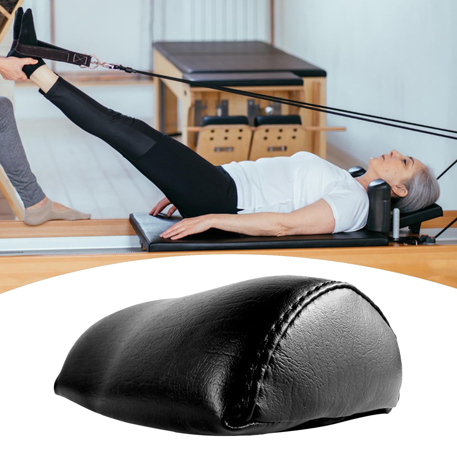 Appoggiatesta Pilates | da Allenamento Pilates per Testa e Collo | Accessorio Attrezzatura Fitness Confortevole ed Ergonomico per Ufficio Salone | per Yoga Palestra Casa e Soggiorno