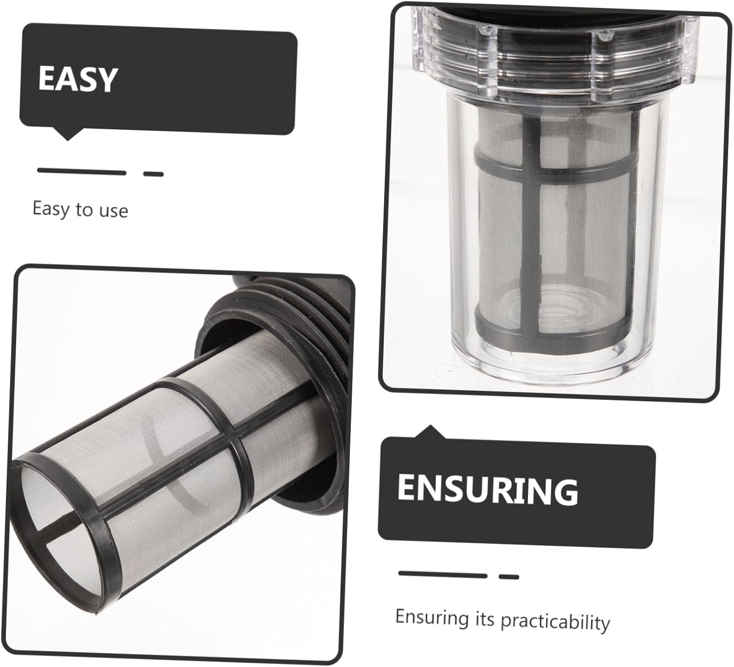 Hose Filter for High Pressure Washer Convenient Sediment Water Filter for Garden Use EU Standard Thread Easy to Install for Clean Water Needs