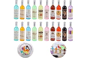 Miniature Alcohol Bottles for Dollhouse Decors