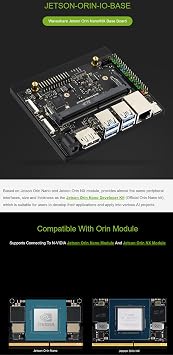 Jetson Orin Nano/NX Development Board Alternative Solution Base Developer Kit Based on Jetson Orin Nano and Jetson Orin NX Module @XYGStudy (Jetson-ORIN-IO-Base)