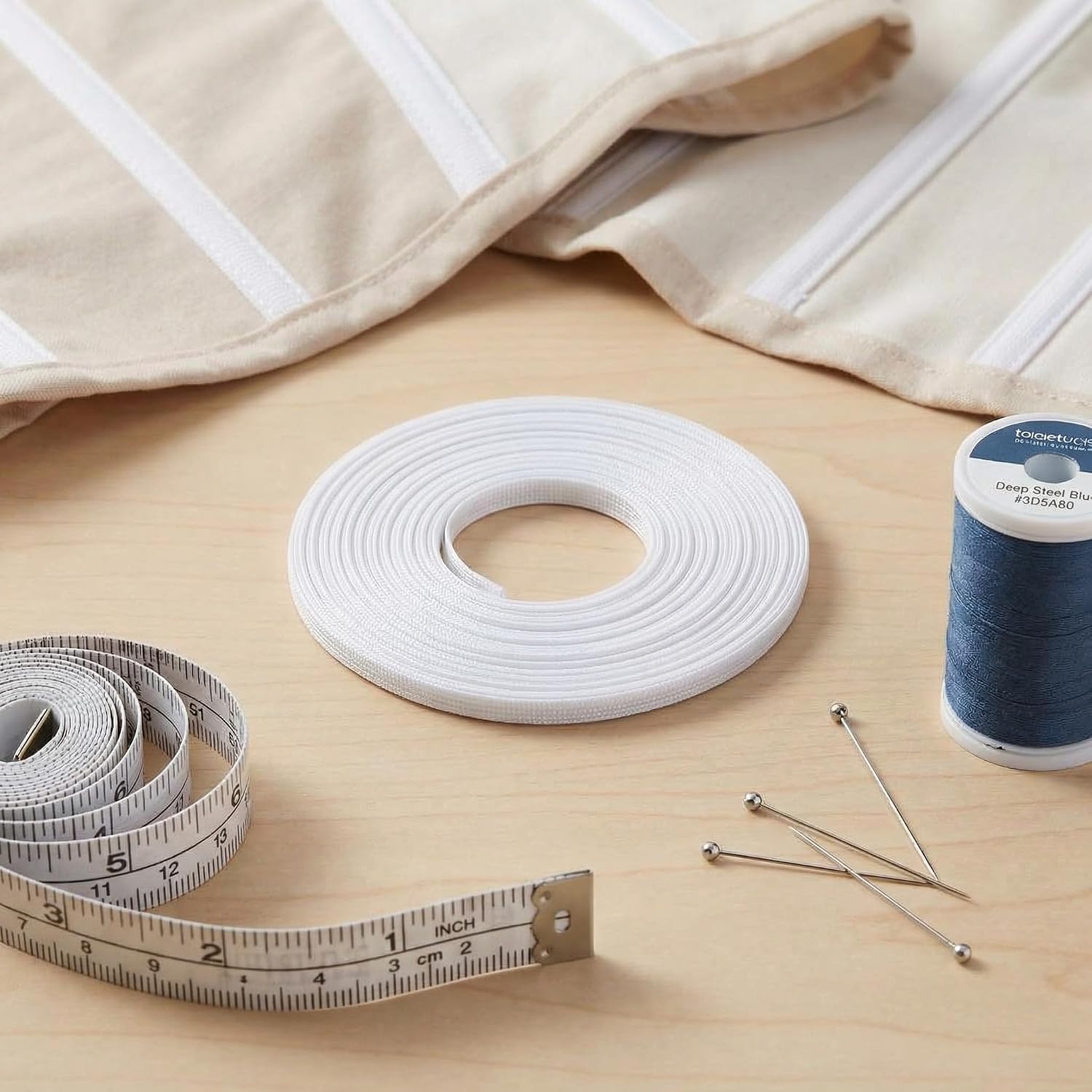 45 Yards Boning for Sewing, 6mm Sew-Through Polyester Boning for Corset, Dress, Hat Brim & DIY Crafts, Flexible Support Strip