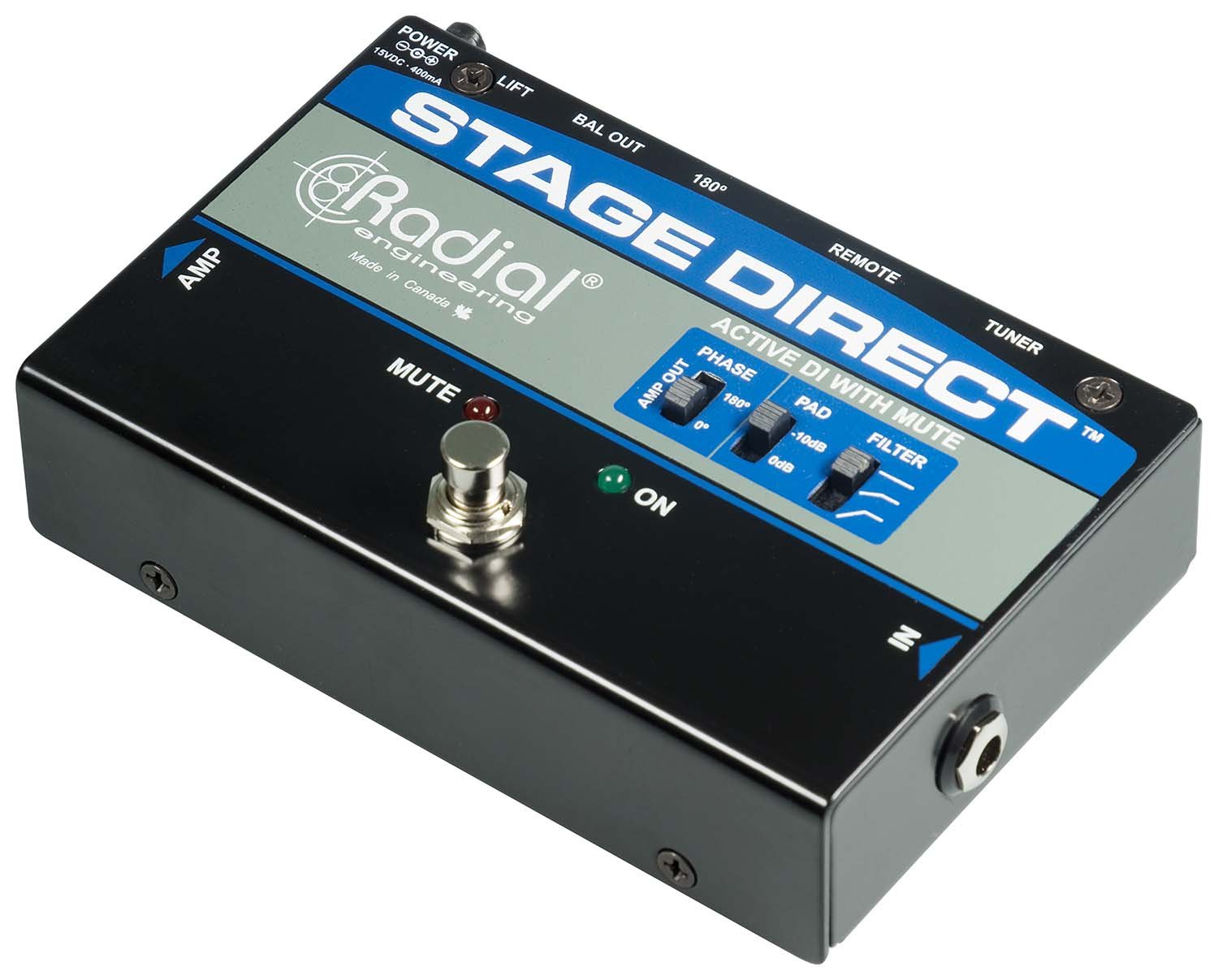 Amazon | Radial ラジアル ミュート機能付きアクティブDIボックス