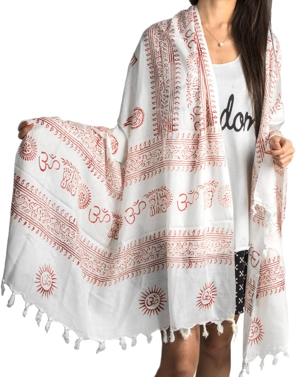 om printed shawl