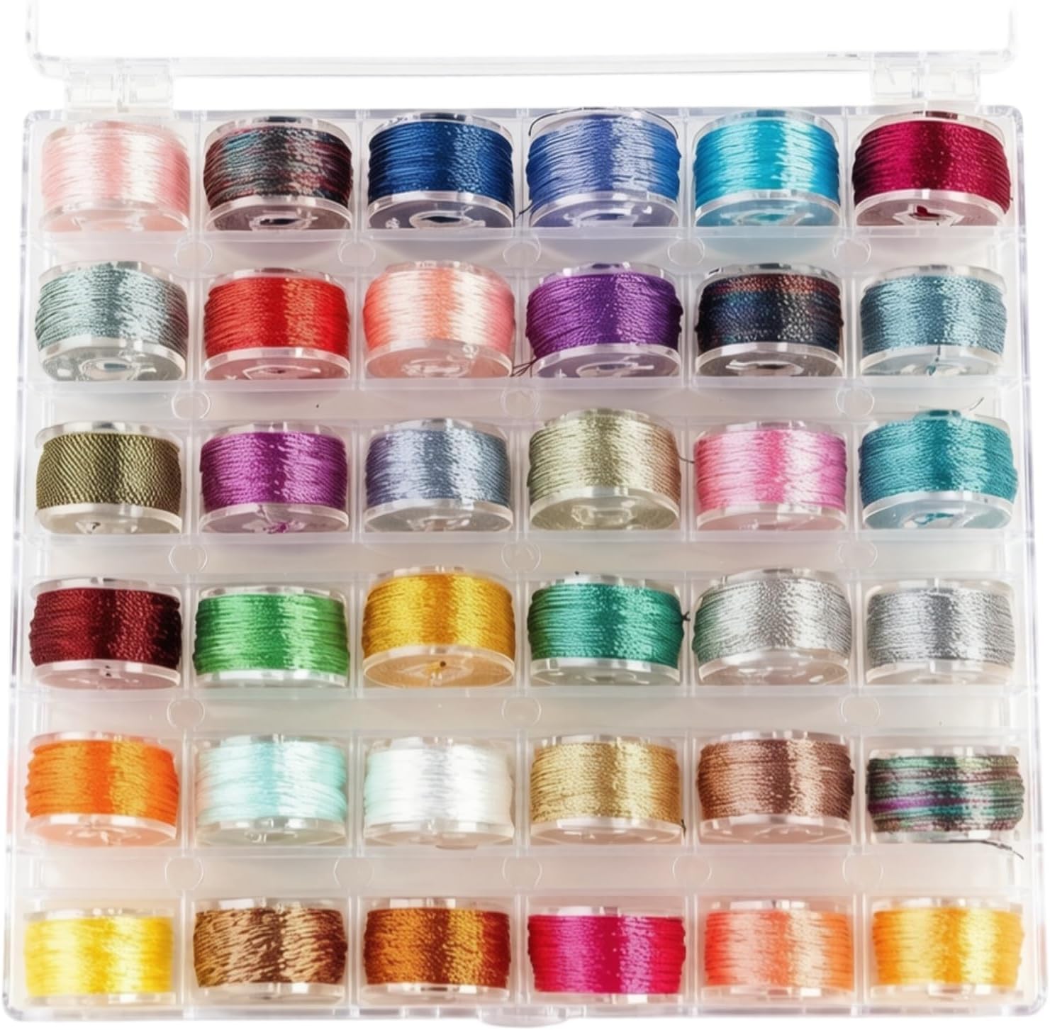 36 Colors Mini Metallic Gold Silver Thread Set,Ultra Thin Beading Braiding Cord,720 Yards Micro Glitter Metallic String for Jewelry Making, Bracelet Macrame, Bead Weaving DIY Craft Decor