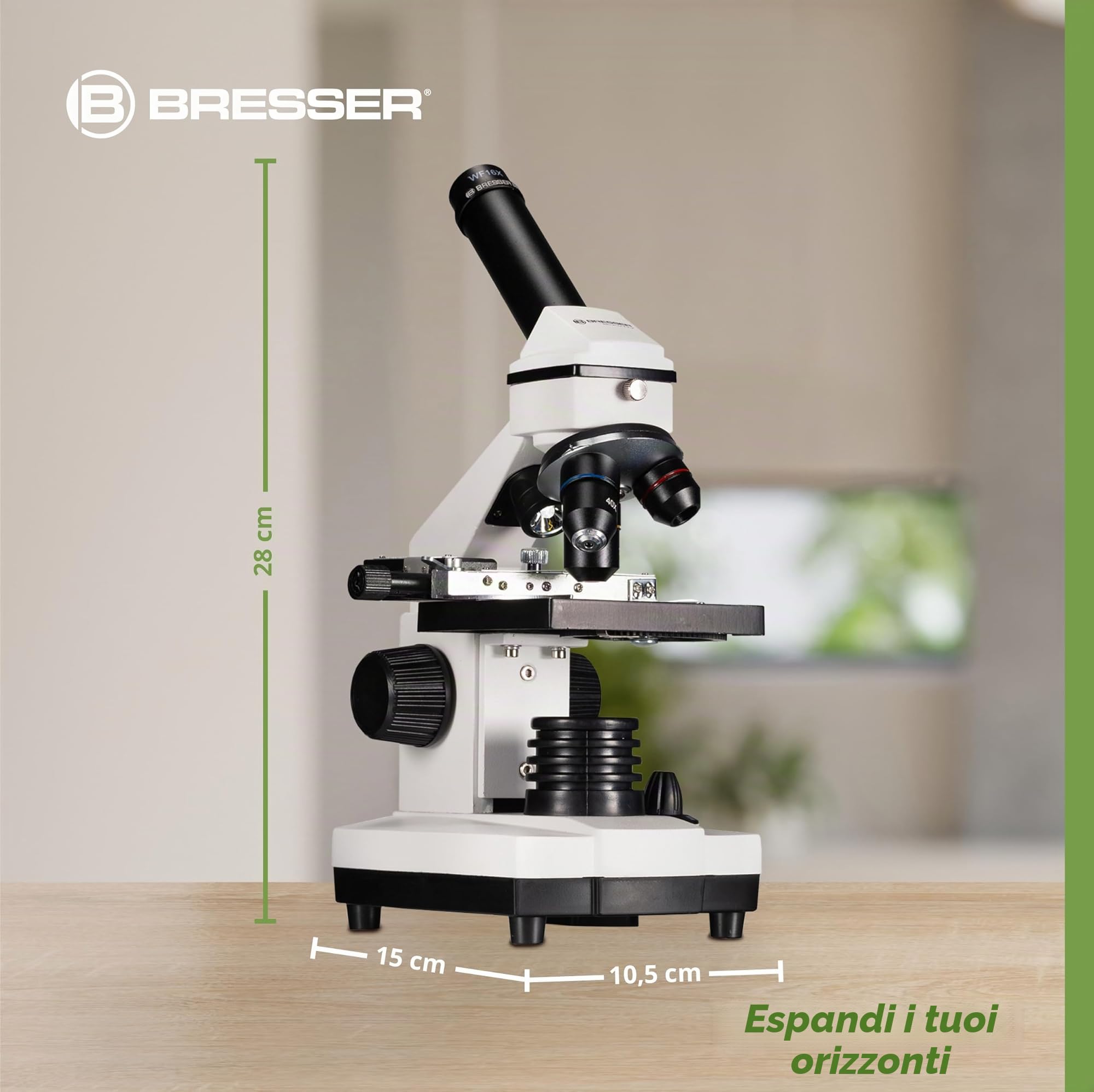 Bresser Microscopio Biolux NV 20x-1280x