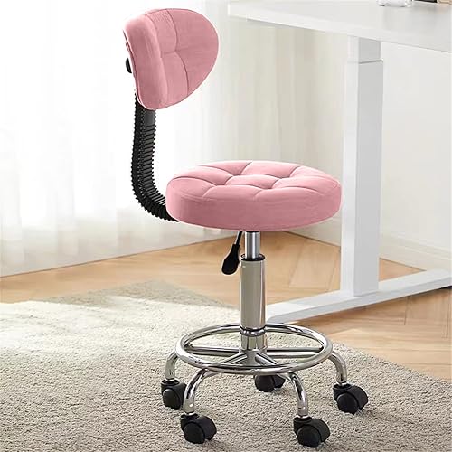 Miniatura 7 de XUEGW Silla de dibujo de oficina con soporte para respaldo y reposapiés, silla de escritorio de oficina multiusos, silla para el hogar, bar, cocina,