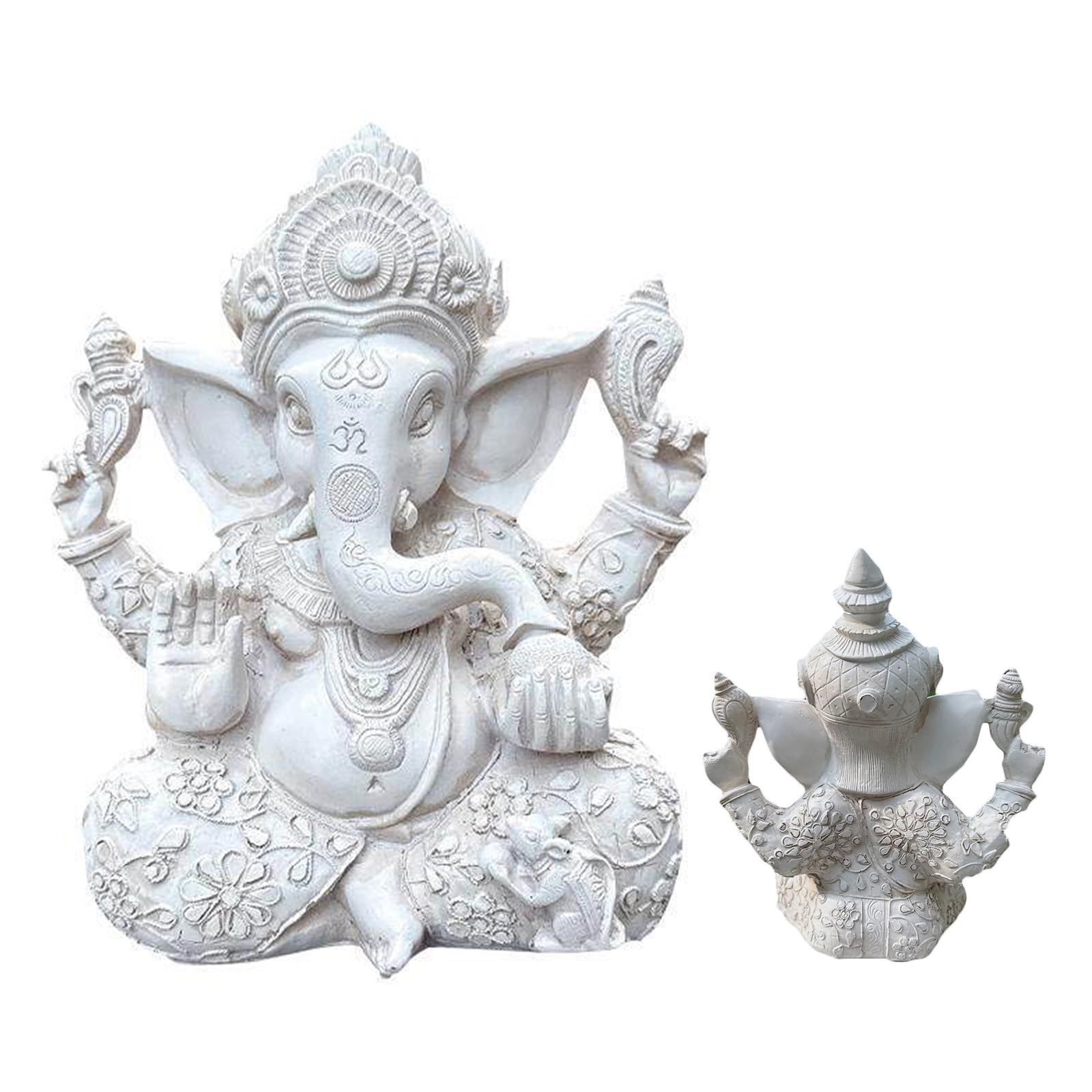 YXCQHZM Elephant God Ganesha Statue - Ganesh Buddha Figurine - Handmade Gift Decoration Ornaments for Home, Garden, Car