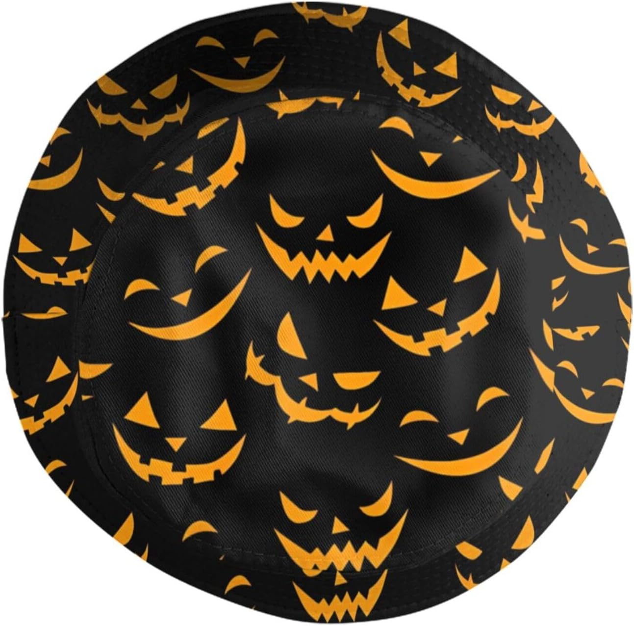 Halloween Pumpkins Bucket Hat for Men Women,Fashion Beach Sun Hat Packable Outdoor Travel Hat for Halloween Party - Image 4
